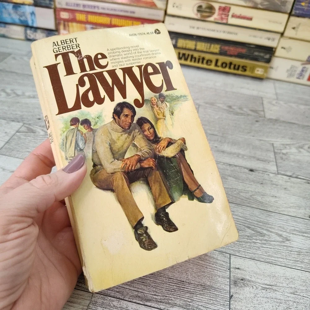 The‎ Lawyer Albert Gerber 1974 First Avon Print Vintage Legal Thriller Paperback